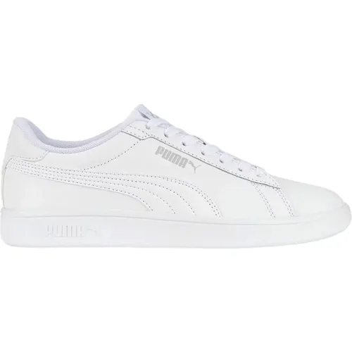 Smash 3.0 Weiß-Cool Sneakers , Damen, Größe: 38 1/2 EU - Puma - Modalova