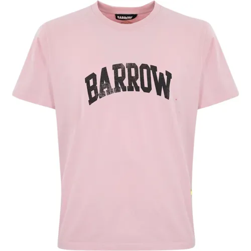 T-Shirts , male, Sizes: L, XS, M, S - Barrow - Modalova