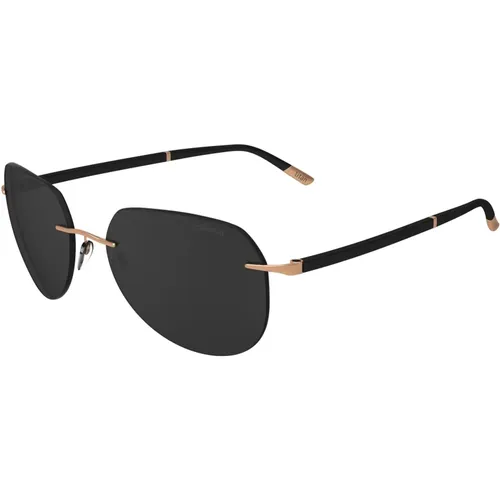 Bronze/Grey Sunglasses SUN C-2 8709 , unisex, Sizes: ONE SIZE - Silhouette - Modalova