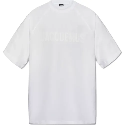 Typo T-shirt with logo , male, Sizes: XL, L - Jacquemus - Modalova