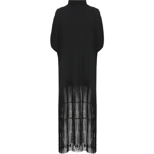 Fringed Sleeveless Dress , female, Sizes: S - Khaite - Modalova