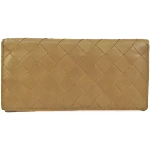 Pre-owned Leather wallets , female, Sizes: ONE SIZE - Bottega Veneta Vintage - Modalova