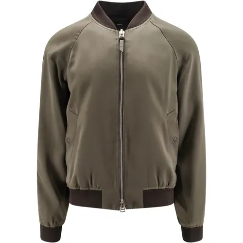 Men's Clothing Jackets & Coats Ss24 , male, Sizes: L - Tom Ford - Modalova