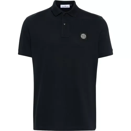 Klassisches Polo Shirt für Männer , Herren, Größe: L - Stone Island - Modalova