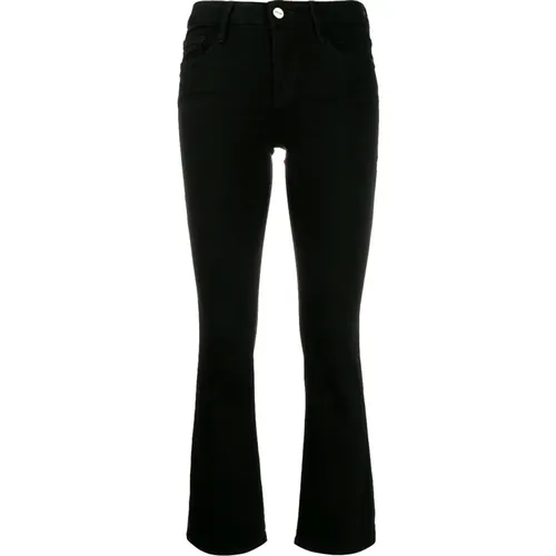Le Crop Mini Boot jeans , female, Sizes: W28 - Frame - Modalova