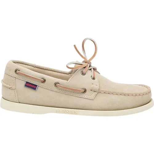 Suede Moccasin , male, Sizes: 10 1/2 UK - Sebago - Modalova