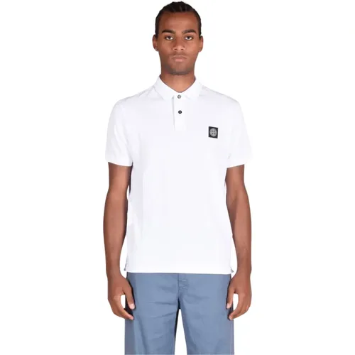 Cotton Blend Polo Shirt , male, Sizes: L, XL - Stone Island - Modalova