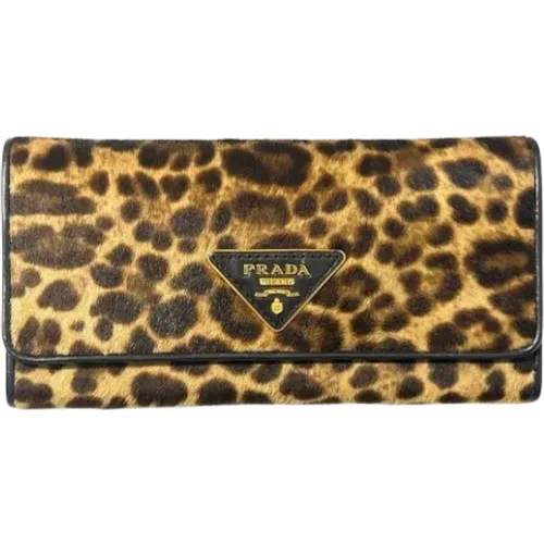 Pre-owned Leather wallets , female, Sizes: ONE SIZE - Prada Vintage - Modalova