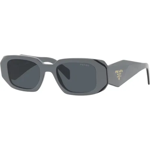 Grey/Dark Grey Sunglasses,Caramel /Dark Grey Sunglasses, Silver/Grey Silver Sunglasses - Prada - Modalova