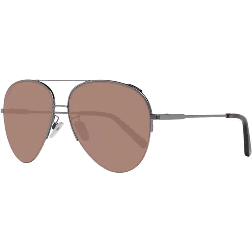 Silver Aviator Sunglasses , unisex, Sizes: ONE SIZE - Bally - Modalova