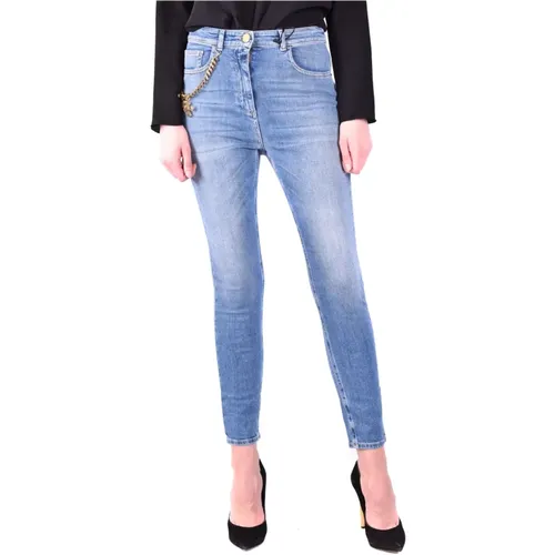 Pj91I06E2V329 Jeans , female, Sizes: W30 - Elisabetta Franchi - Modalova