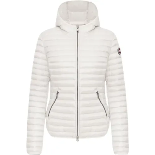 Sporty Hooded Womens Down Jacket , female, Sizes: L - Colmar - Modalova