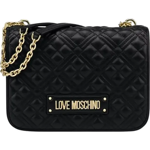 Quilted Shoulder Bag , female, Sizes: ONE SIZE - Love Moschino - Modalova