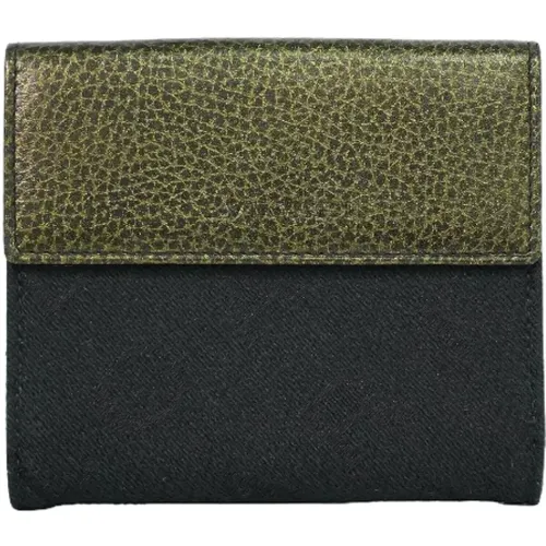 Pre-owned Canvas wallets , female, Sizes: ONE SIZE - Bvlgari Vintage - Modalova