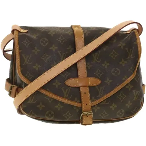 Pre-owned Canvas shoulder-bags , female, Sizes: ONE SIZE - Louis Vuitton Vintage - Modalova