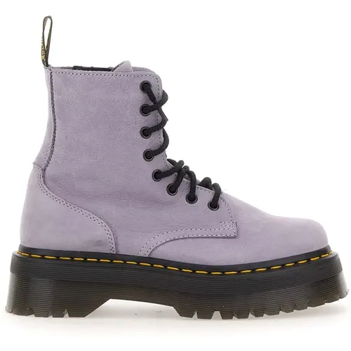 Lila Stiefel - Klassischer Stil , Damen, Größe: 40 EU - Dr. Martens - Modalova