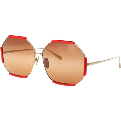 Margot Sunglasses for Stylish Sun Protection , female, Sizes: 66 MM - Linda Farrow - Modalova