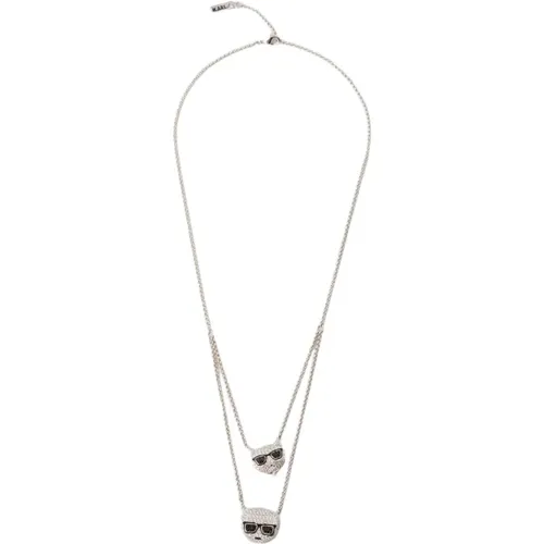 Iconik necklace , female, Sizes: ONE SIZE - Karl Lagerfeld - Modalova