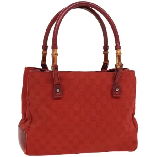 Pre-owned Canvas totes , female, Sizes: ONE SIZE - Gucci Vintage - Modalova