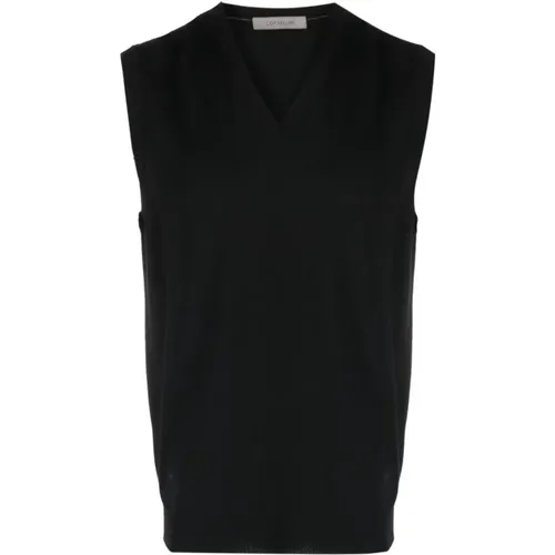Merino Knit Vest , male, Sizes: 3XL - Corneliani - Modalova