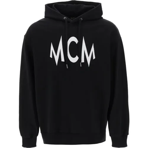 Kapuzenpullover Sweatshirt , Herren, Größe: L - MCM - Modalova