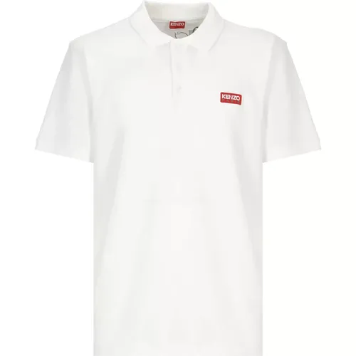 T-Shirts und Polos Weiß , Herren, Größe: S - Kenzo - Modalova