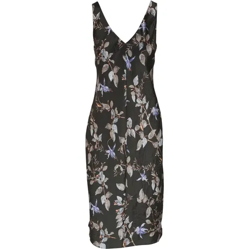 Multicolour Midi Dress Bellflower Slip Dress , female, Sizes: S, XS, L, M - Vince - Modalova