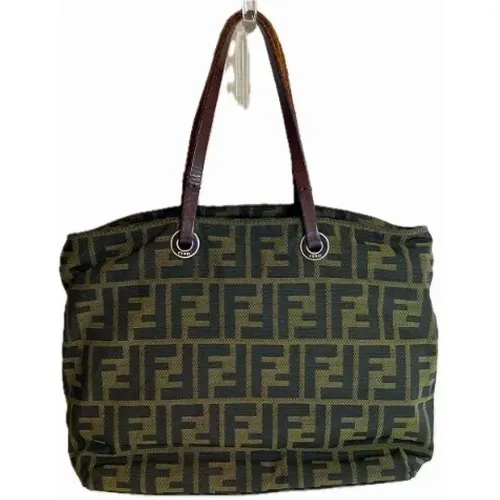 Pre-owned Canvas handbags , female, Sizes: ONE SIZE - Fendi Vintage - Modalova