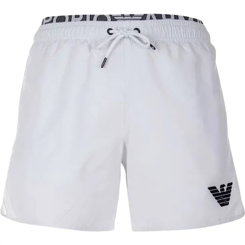 Drawstring Boxer Shorts with Logo , male, Sizes: S - Emporio Armani - Modalova