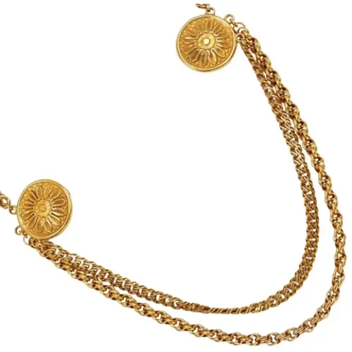 Pre-owned Metal necklaces , female, Sizes: ONE SIZE - Celine Vintage - Modalova