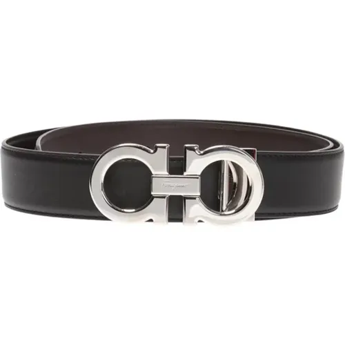 Logo belt , male, Sizes: 110 CM - Salvatore Ferragamo - Modalova