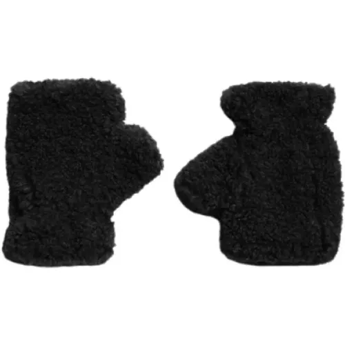 Schwarze Ariel Handschuhe , Damen, Größe: ONE Size - Apparis - Modalova