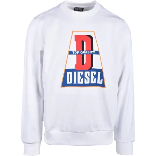 Stylischer Strickpullover aus Baumwollmischung , Herren, Größe: S - Diesel - Modalova