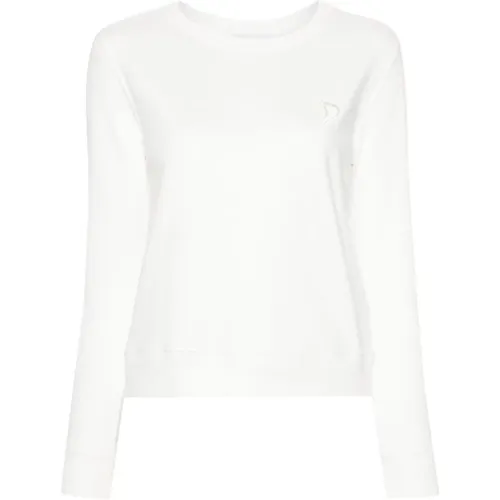 Weißes Sweatshirt,Lime Sweatshirt - Dondup - Modalova