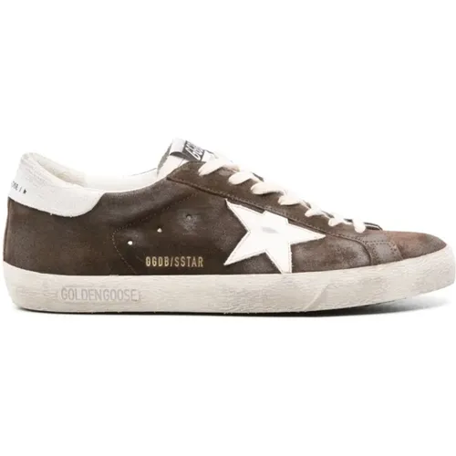 Super Star Sneakers , male, Sizes: 8 UK, 10 UK, 6 UK, 7 UK, 9 UK - Golden Goose - Modalova