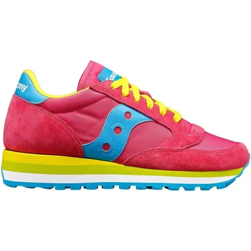 Pink Jazz Sneakers , female, Sizes: 5 1/2 UK, 4 UK, 4 1/2 UK - Saucony - Modalova