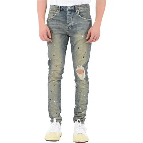 Slim-fit Jeans , male, Sizes: W34, W30, W38 - Purple Brand - Modalova