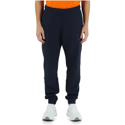 Cotton Sweatpants with Logo Print , male, Sizes: M, S - Emporio Armani EA7 - Modalova