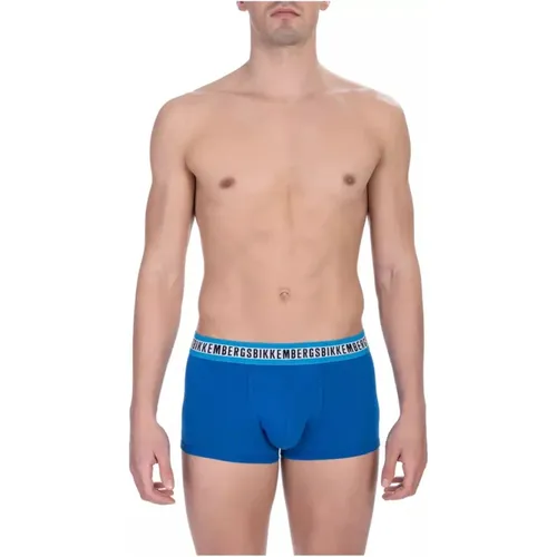 Cotton Underwear Trunk Bi-pack , male, Sizes: S - Bikkembergs - Modalova