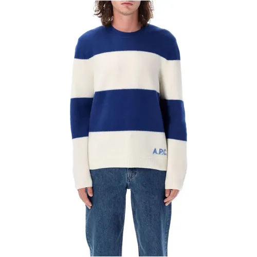 Stylish Knit Sweater , male, Sizes: L, XL, M - A.p.c. - Modalova