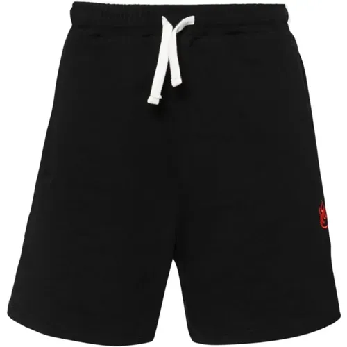 Cotton Bermuda Shorts with Logo , male, Sizes: M, S - Vision OF Super - Modalova
