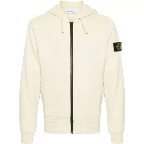 Beiger Herren Sweatshirt - Stone Island - Modalova