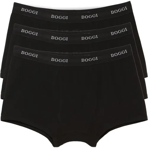 Stretch-Baumwoll-Jersey-Boxershorts , Herren, Größe: M - Boggi Milano - Modalova