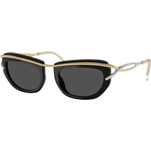 Dark Frame Sunglasses Sk7026 403487 , female, Sizes: 52 MM - Swarovski - Modalova