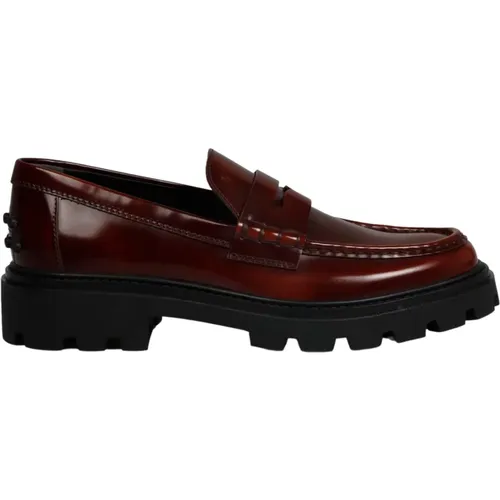 Gradient Lederloafer , Damen, Größe: 40 1/2 EU - TOD'S - Modalova