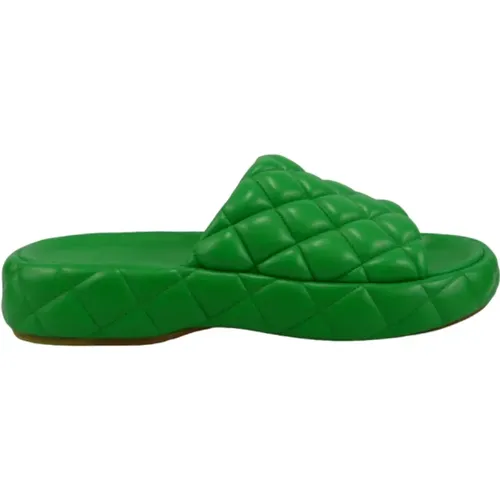 Grüne Sandalen für Frauen - Bottega Veneta - Modalova