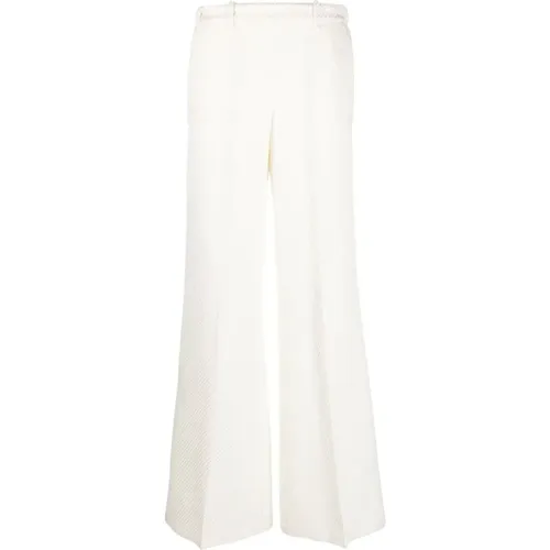 Elegant Wool Palazzo Pants , female, Sizes: L - Forte Forte - Modalova