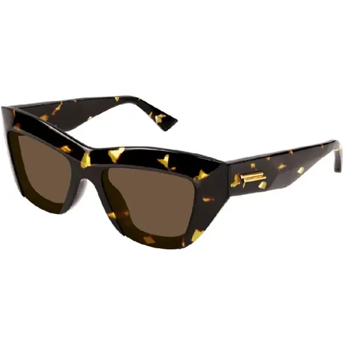 S Sunglasses in Color 002 , female, Sizes: 52 MM - Bottega Veneta - Modalova