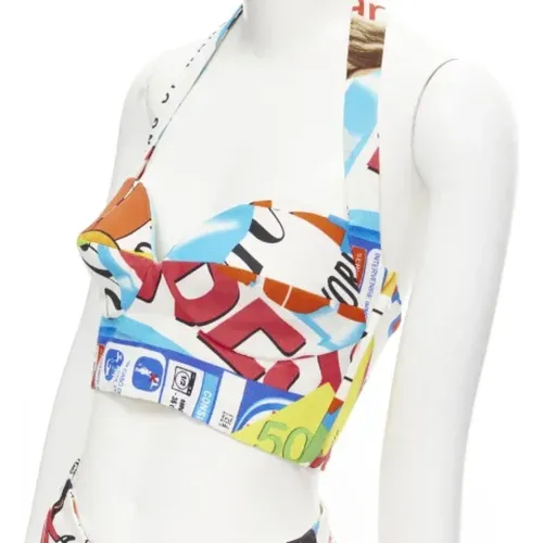 Pre-owned Cotton tops , female, Sizes: XS - Moschino Pre-Owned - Modalova