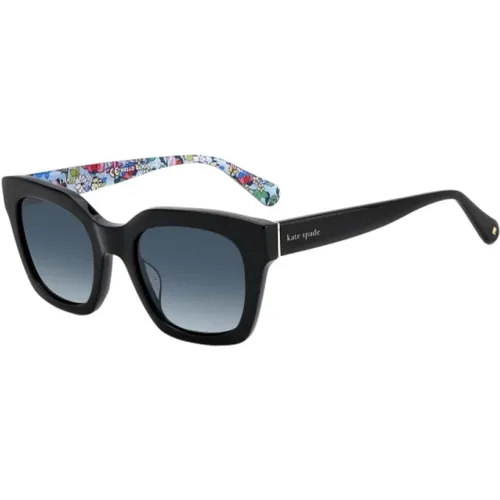 Schwarze Acetat-Sonnenbrille für Frauen - Kate Spade - Modalova